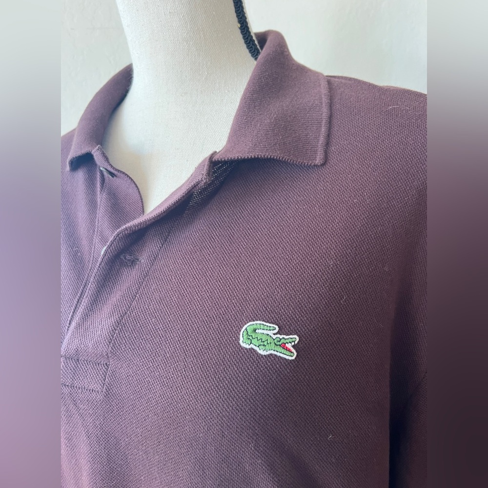 Lacoste Classic Fit Brown Polo shirt L